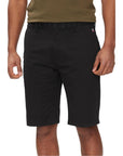 Tommy Hilfiger Jeans Logo Organic Cotton Chino Shorts - black