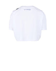 Richmond Sport Logo Cotton-Rich Crop T-Shirt Athleisure Wear