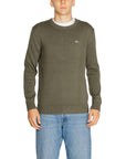 Tommy Hilfiger Jeans 100% Cotton Crewneck Sweater - khaki green