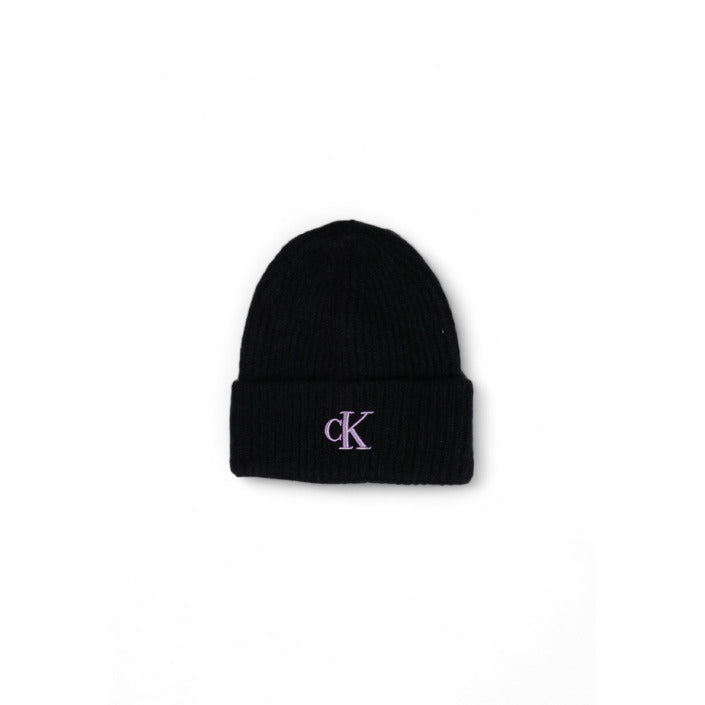 Calvin Klein Lilac Logo Cotton Blend Beanie