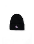 Calvin Klein Lilac Logo Cotton Blend Beanie