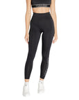 Calvin Klein Sport Logo Athleisure Crop Black Leggings