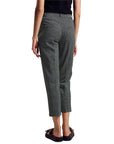 Street One Minimalist Checkered Capri Pants