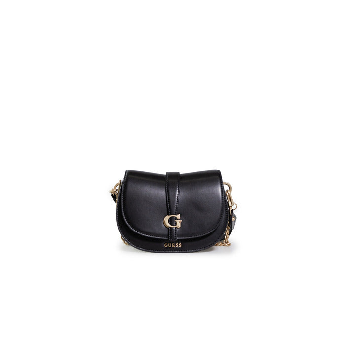 Guess Logo Vegan Leather Saddle Shoulder & Crossbody Bag 