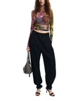 Desigual Abstract Art Knit Top