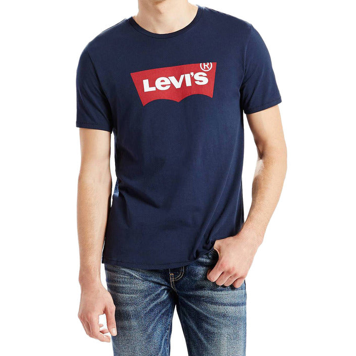 Levi’s Logo Pure Cotton T-Shirt - Navy