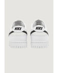 Nike Logo Leather Low Top Lace-Up Sneakers