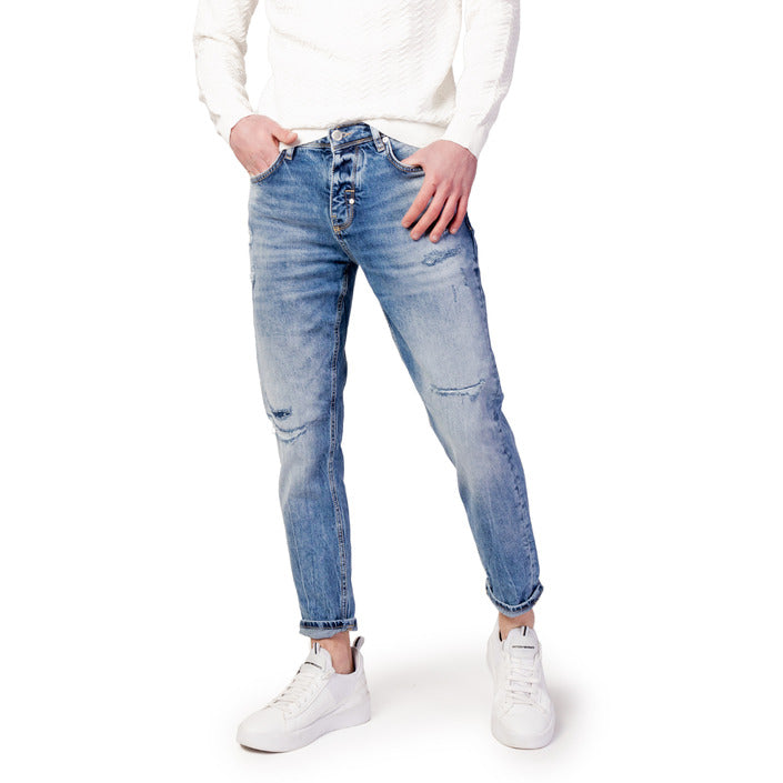 Antony Morato Distressed & Ripped Crop Length Jeans