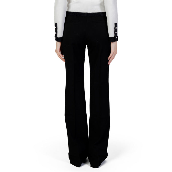 Morgan De Toi Flared Fit Black Suit Pants