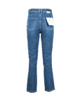 Guess Logo Mid-Blue Boot Cut Jeans With Belt
