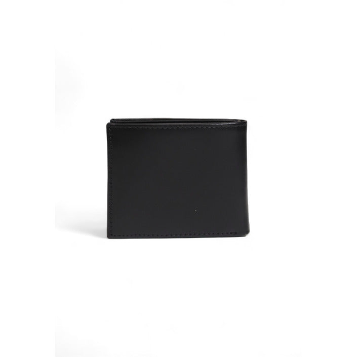 Calvin Klein Logo Genuine Leather Black Wallet