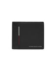 Tommy Hilfiger Logo Genuine Leather Black Wallet