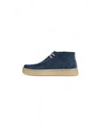 Clarks Minimalist Genuine Suede Leather Lace-Up High Top Moccasin