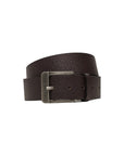 Calvin Klein Minimalist Genuine Leather Square Buckle Brown Belt