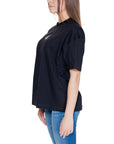 Calvin Klein Jeans Logo 100% Cotton Crewneck T-Shirt - black
