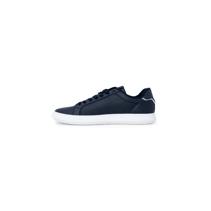 Tommy Hilfiger Logo Low Top Lace-Up Leather Sneakers