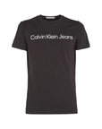 Calvin Klein Jeans Logo 100% Cotton Crewneck T-Shirt