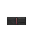 Tommy Hilfiger Logo Genuine Leather Black Wallet