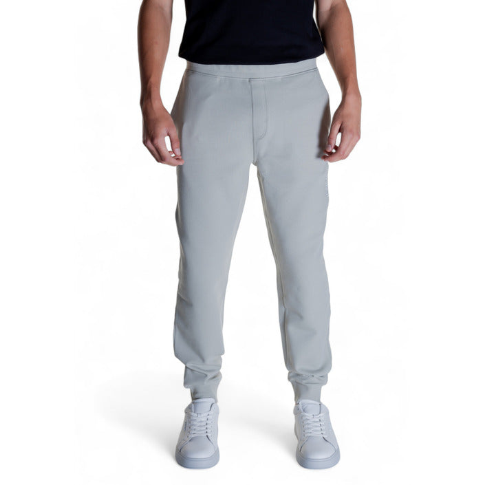 Calvin Klein Minimalist Light Grey Joggers Cotton-Rich