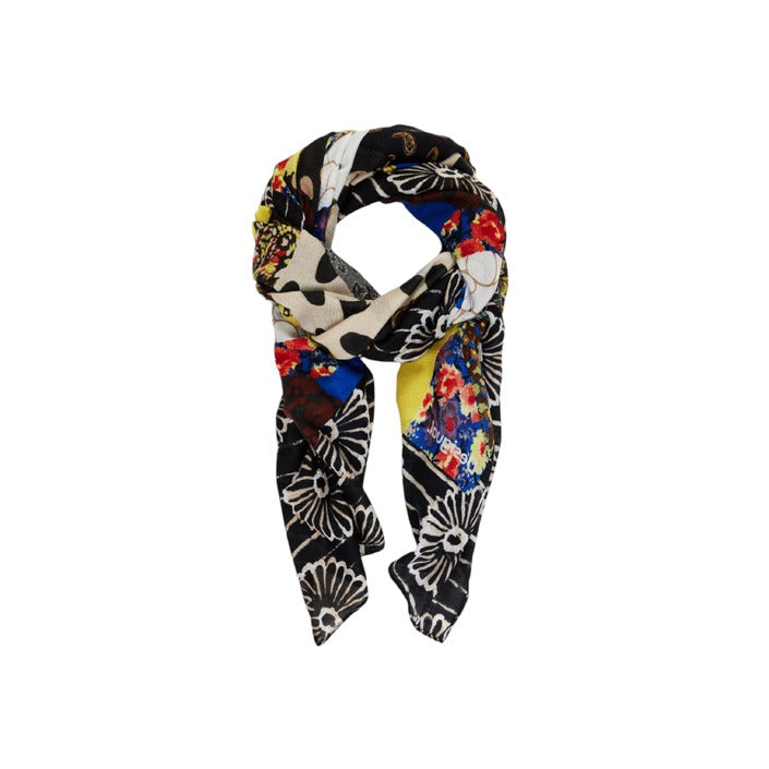 Desigual Multicolor Oriental Collage Scarf