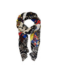 Desigual Multicolor Oriental Collage Scarf