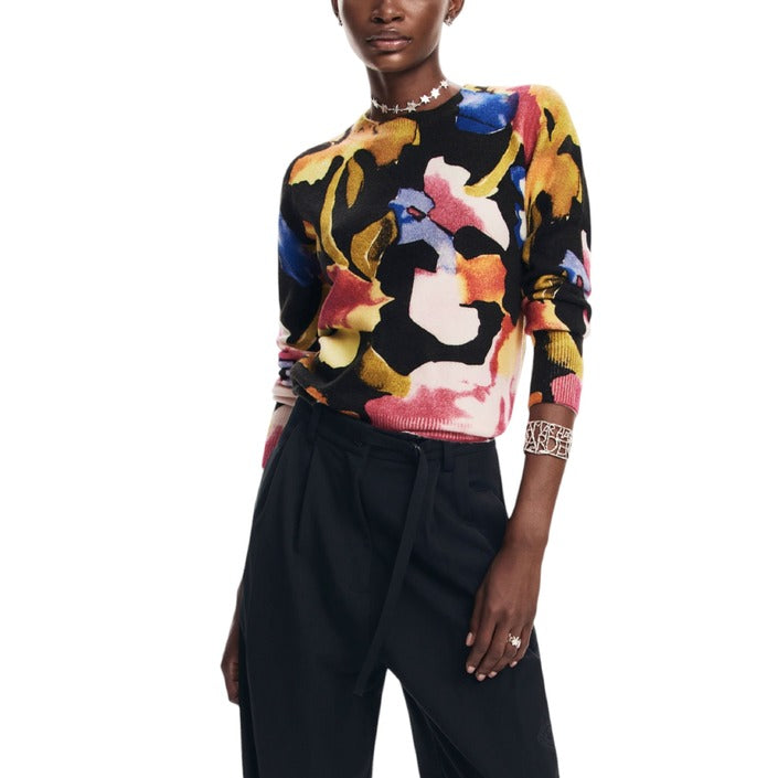 Desigual Floral Knit Top & Sweater