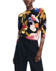 Desigual Floral Knit Top & Sweater