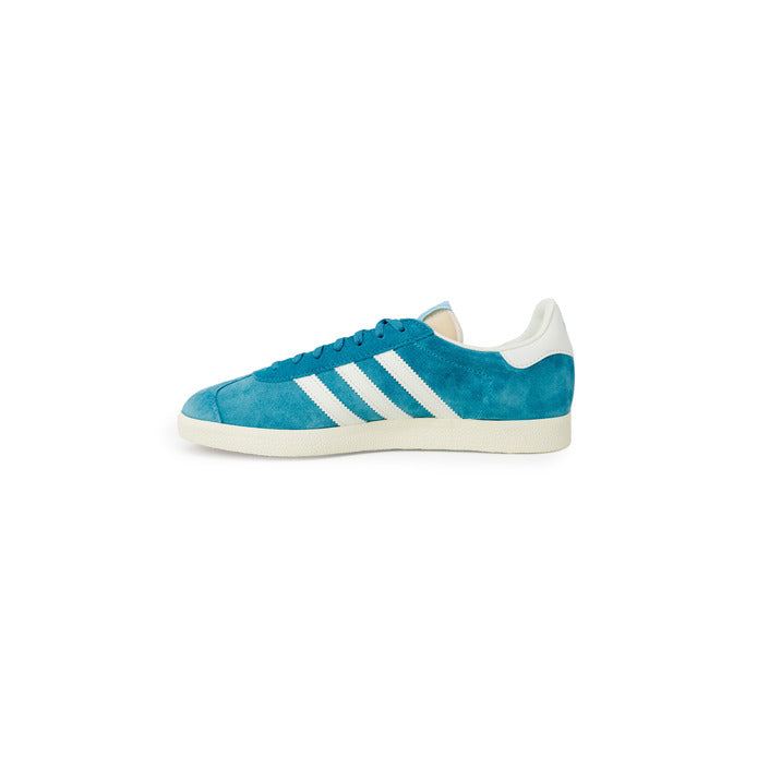 Adidas Logo &amp; 3-Stripe Genuine Suede Leather Low Top Lace-Up Sneakers - Gazelle