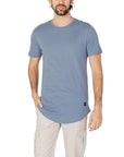 Only & Sons Logo 100% Cotton T-Shirt - light blue