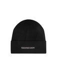 Calvin Klein Pink Logo Cotton-Blend Beanie