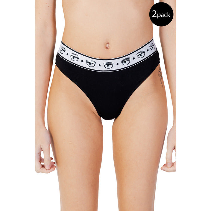 Chiara Ferragni Logo Cotton Stretch Briefs