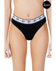 Chiara Ferragni Logo Cotton Stretch Briefs