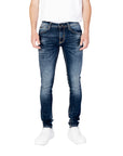 Antony Morato Stone Wash Mid-Blue Minimalist Skinny Jeans