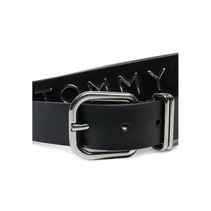 Tommy Hilfiger Minimalist Genuine Leather Black Belt