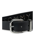 Tommy Hilfiger Minimalist Genuine Leather Black Belt