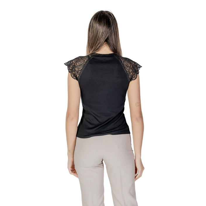 Morgan De Toi Lace Sleeve Top