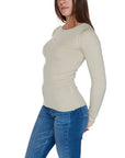 Calvin Klein Jeans Logo Ribbed Sweater Knit Top