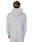 Underclub Logo Pure Cotton Hooded Pullover - Marle Grey