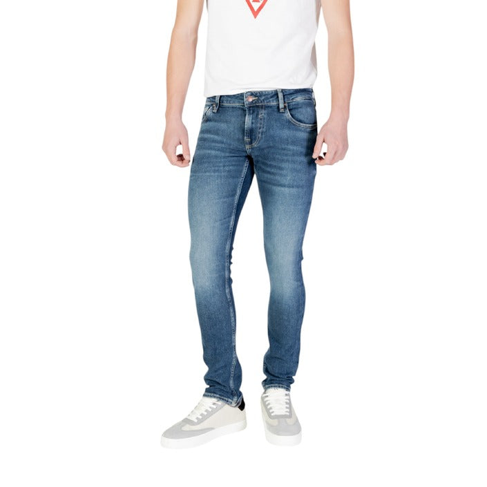 Guess Logo Medium Wash Super Skinny Jeans