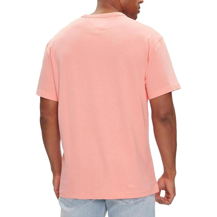 Tommy Hilfiger Jeans Logo Pure Cotton T-Shirt - pink