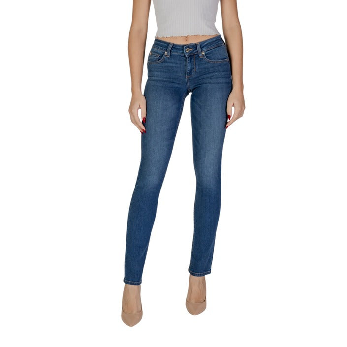 Liu Jo Logo Medium Wash Super Skinny Jeans