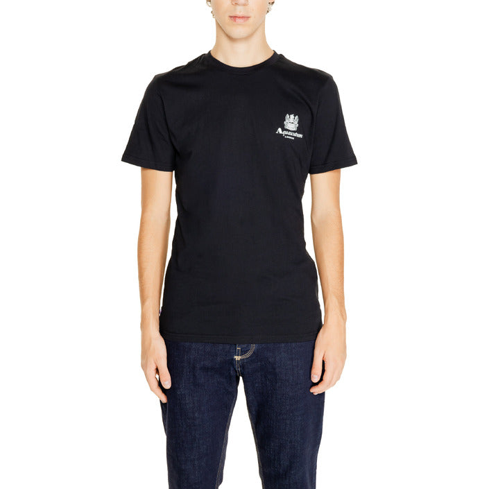 Aquascutum Logo Crewneck T-Shirt 100% Cotton