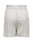 Only Striped Linen Shorts