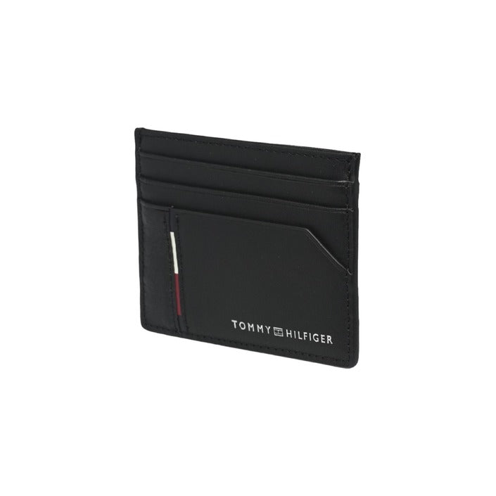 Tommy Hilfiger Logo Genuine Leather Slim Cardholder Wallet