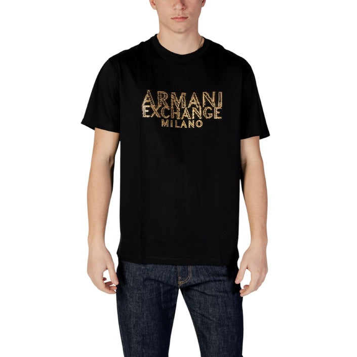 Armani Exchange Logo 100% Cotton Crewneck T-Shirt