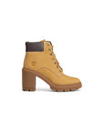 Timberland Minimalist Genuine Leather Lace-Up Worker Style Heel Boots