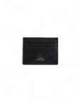 Guess Logo Genuine Leather Black Cardholder Wallet