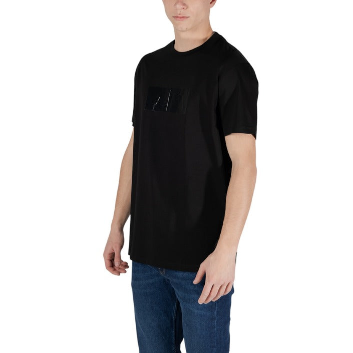 Armani Exchange Logo 100% Cotton Crewneck T-Shirt