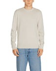 Boss Logo Cotton-Cashmere Crewneck Sweater