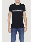 Emporio Armani Logo Cotton-Rich Fitted T-Shirt